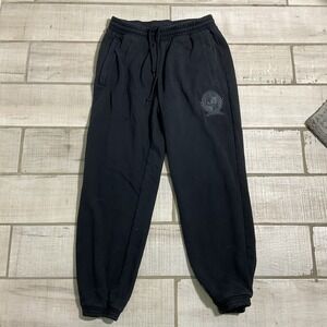 Adidas Women's Varsity Black Scribble Embroidery Fleece‎ Pants Large